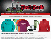 Tablet Screenshot of northcastlegraphics.com